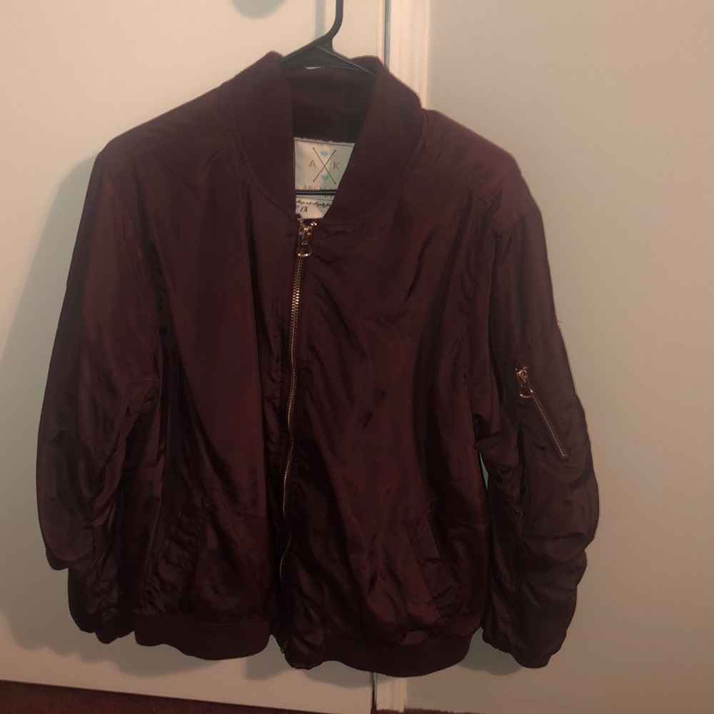 Angel Kiss Maroon Jacket